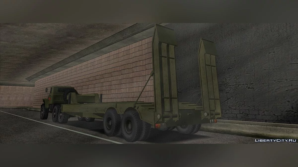 УРАЛ 4320 та Трал з ІСУ-152 / GTA San Andreas