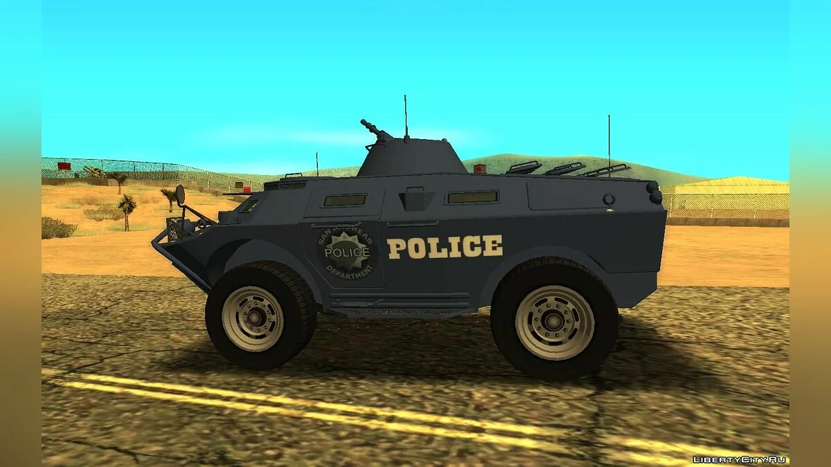 SWAT Van APC Edit from GTA 4 EFLC (TBOGT) / GTA San Andreas