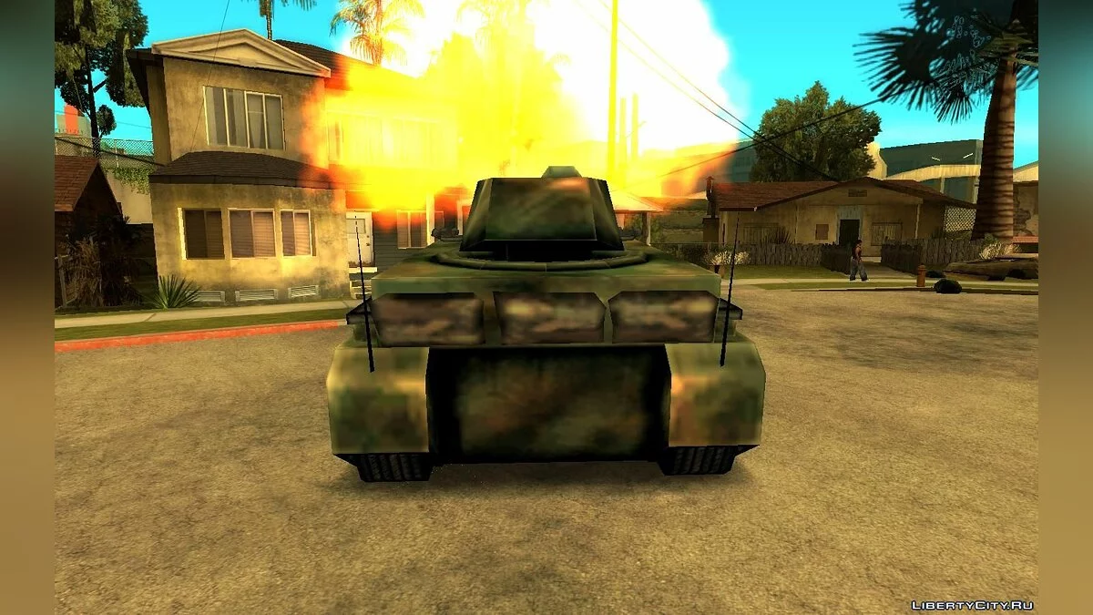 Tank dari GTA Vice City dalam gaya San Andreas / GTA San Andreas