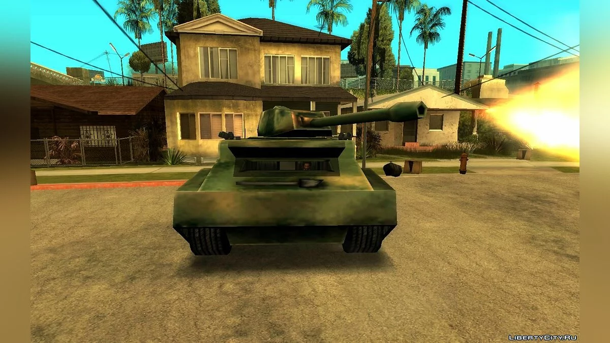 Tank dari GTA Vice City dalam gaya San Andreas / GTA San Andreas