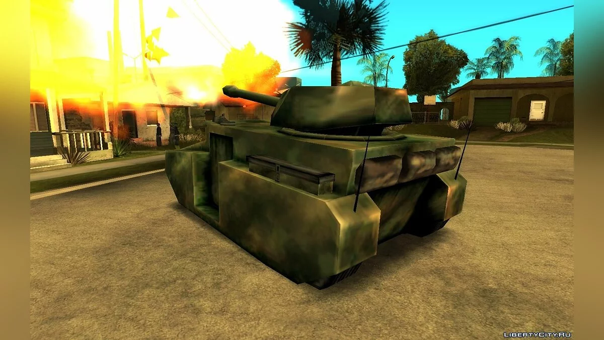 Tank dari GTA Vice City dalam gaya San Andreas / GTA San Andreas