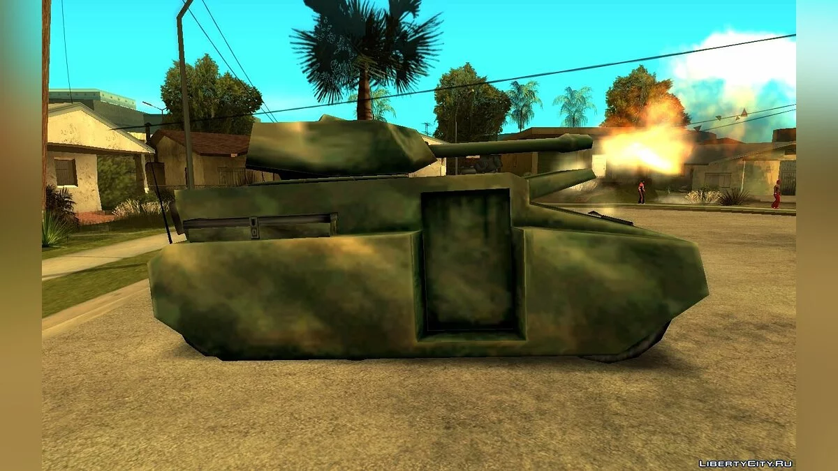 Tank dari GTA Vice City dalam gaya San Andreas / GTA San Andreas