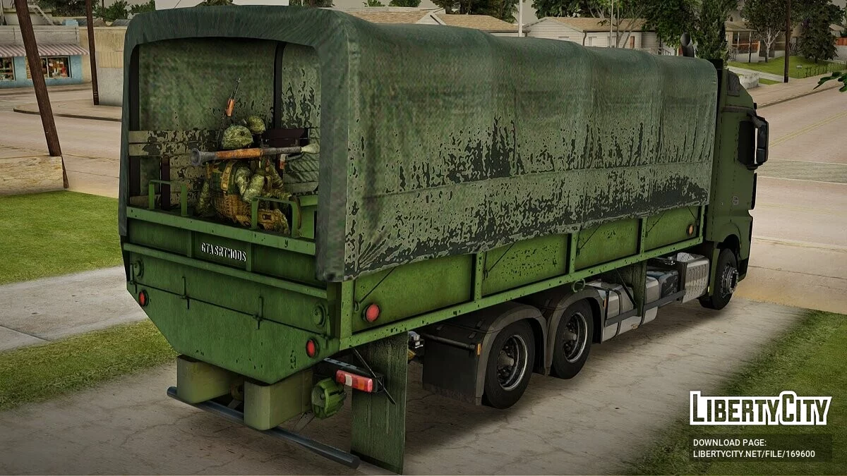 Mercedes-Benz Actros Mp4 6x6 / GTA San Andreas