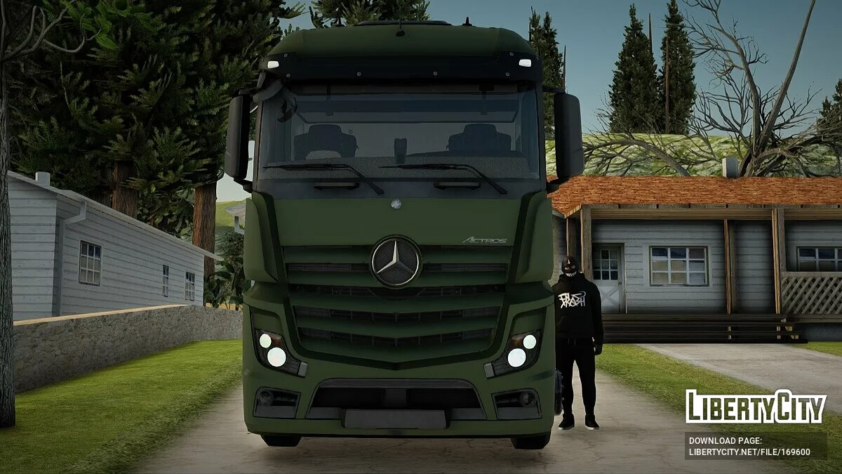 Mercedes-Benz Actros Mp4 6x6 / GTA San Andreas