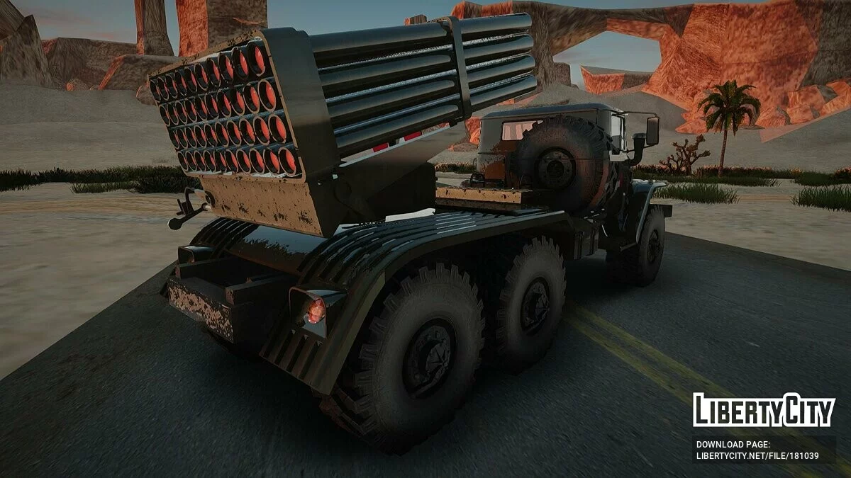 BM-21 - Tentara Peru / GTA San Andreas