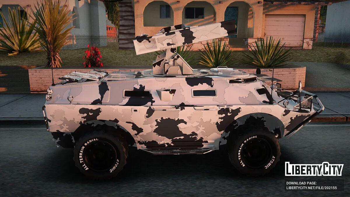 APC GTA 5 GunRunning Custom Turret / GTA San Andreas