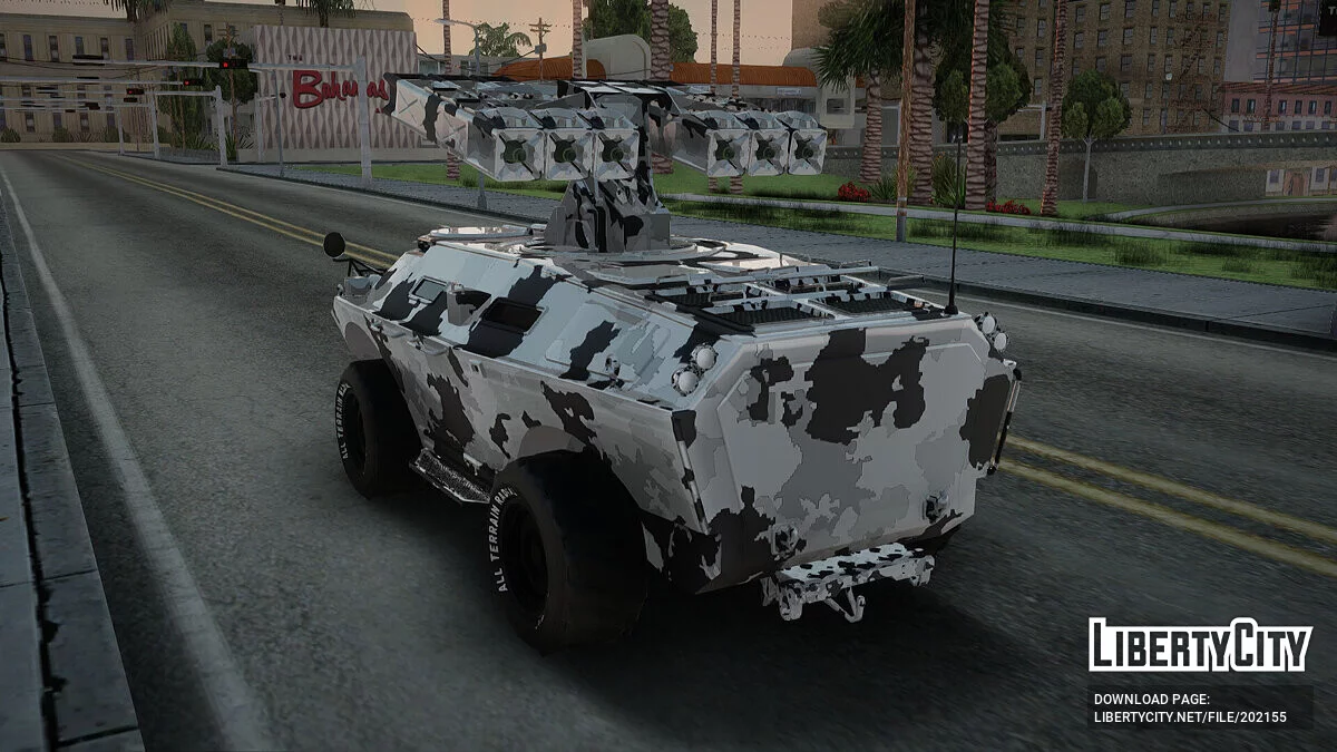 APC GTA 5 GunRunning Custom Turret / GTA San Andreas