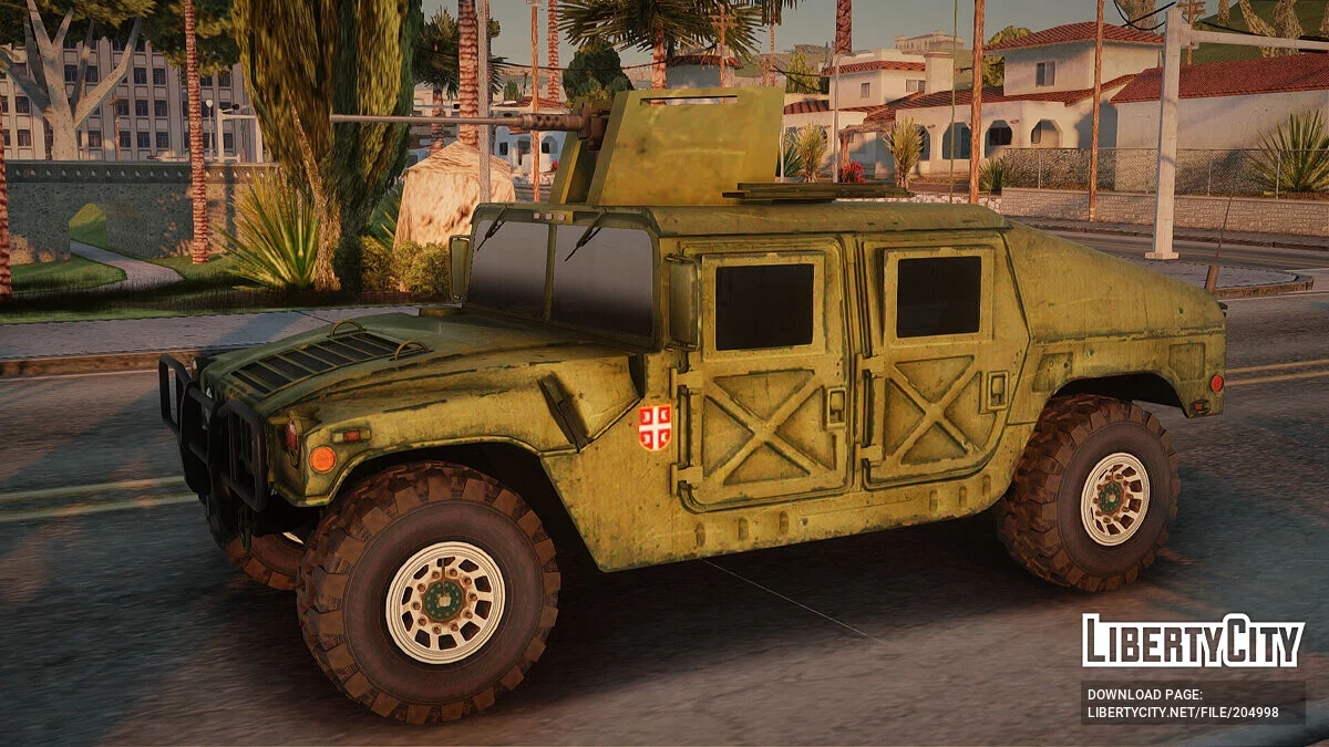 Humvee Exército Sérvio / GTA San Andreas