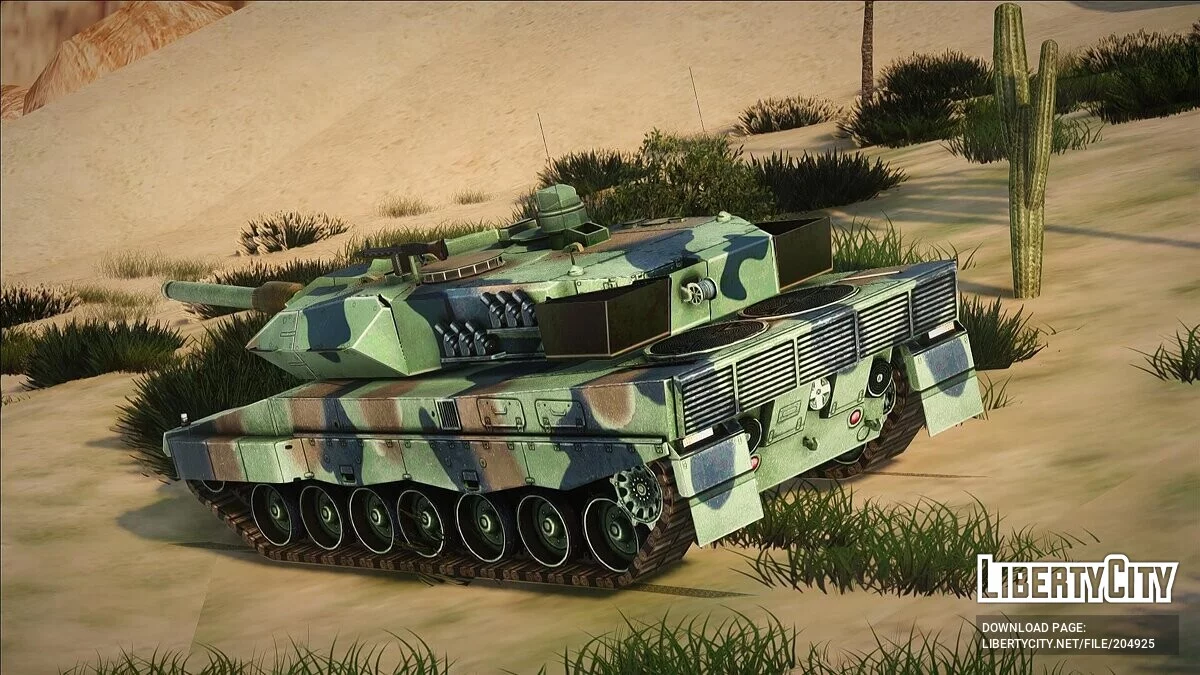 Leopard 2A5 з Wargame: Red Dragon / GTA San Andreas