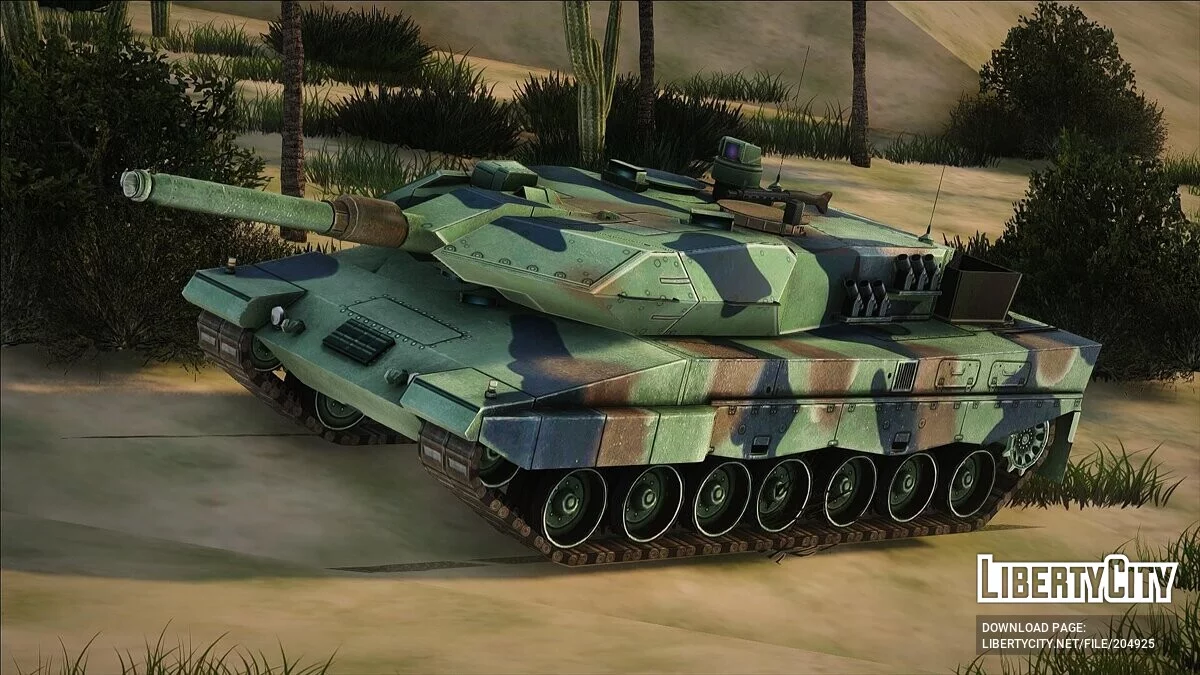 Leopard 2A5 з Wargame: Red Dragon / GTA San Andreas