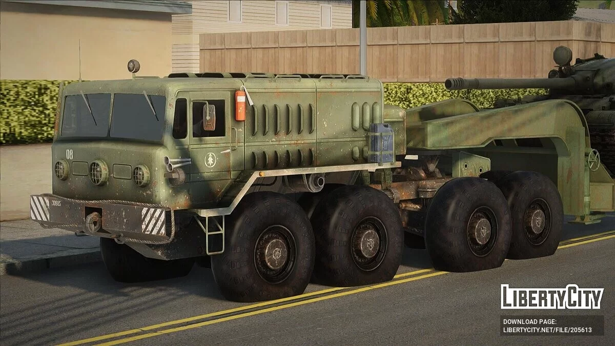 MAZ-535 + remorques et travaux de peinture / GTA San Andreas