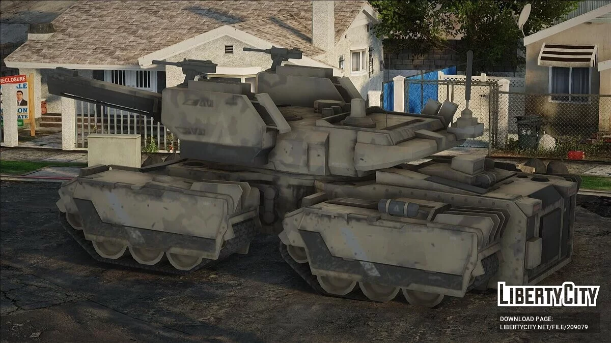 Tanque de batalha principal FT101 do Call of Duty: Advanced Warfare / GTA San Andreas