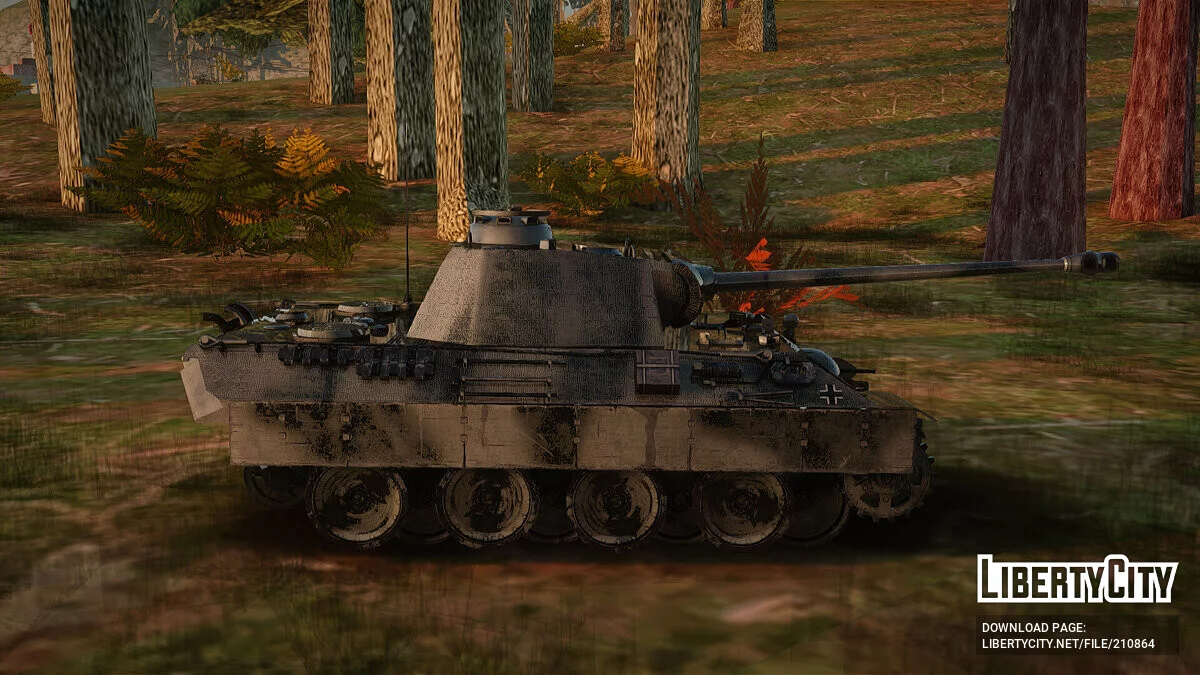 Panzerkampfwagen V Ausf. A Panther / GTA San Andreas