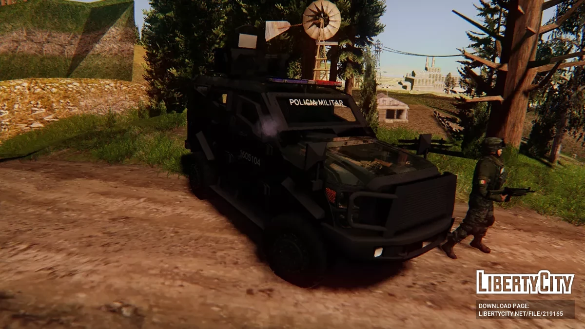 Blindado Sandcat Policia Militar / GTA San Andreas