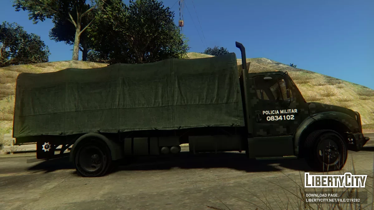 Camion Freightliner M2 Policia Militar Mexico / GTA San Andreas