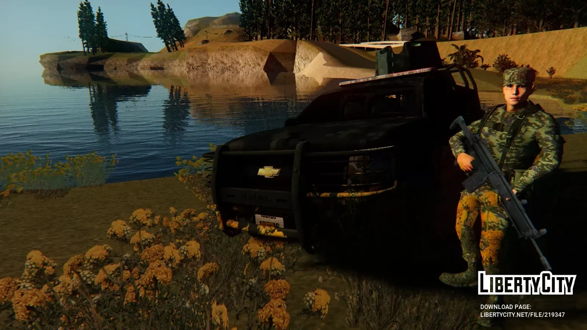 Chevrolet Silverado 2010 Sedena Cromatica Bosque / GTA San Andreas