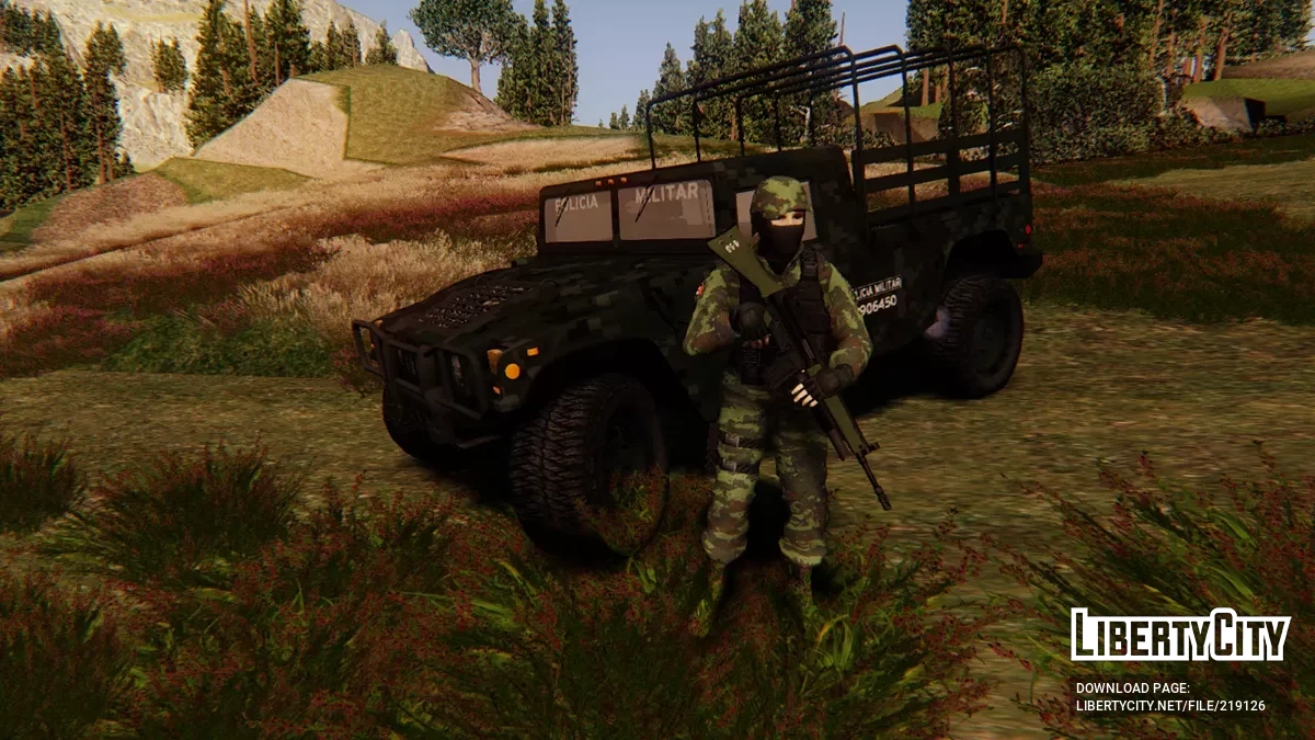 Hummer Policía Militar SEDENA / GTA San Andreas