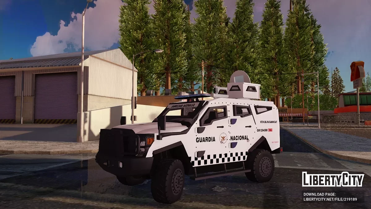 Vehículo Blindado SandCat da Guarda Nacional / GTA San Andreas