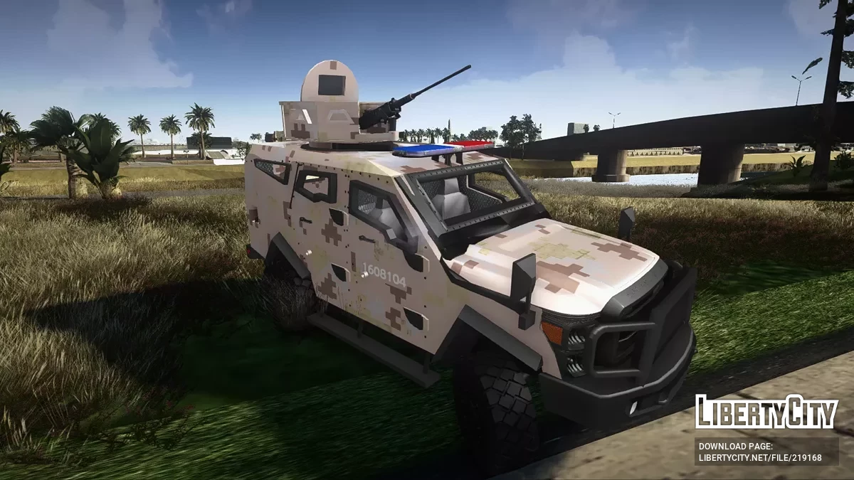 Vehículo Blindado Sandcat Desértico SEDENA / GTA San Andreas