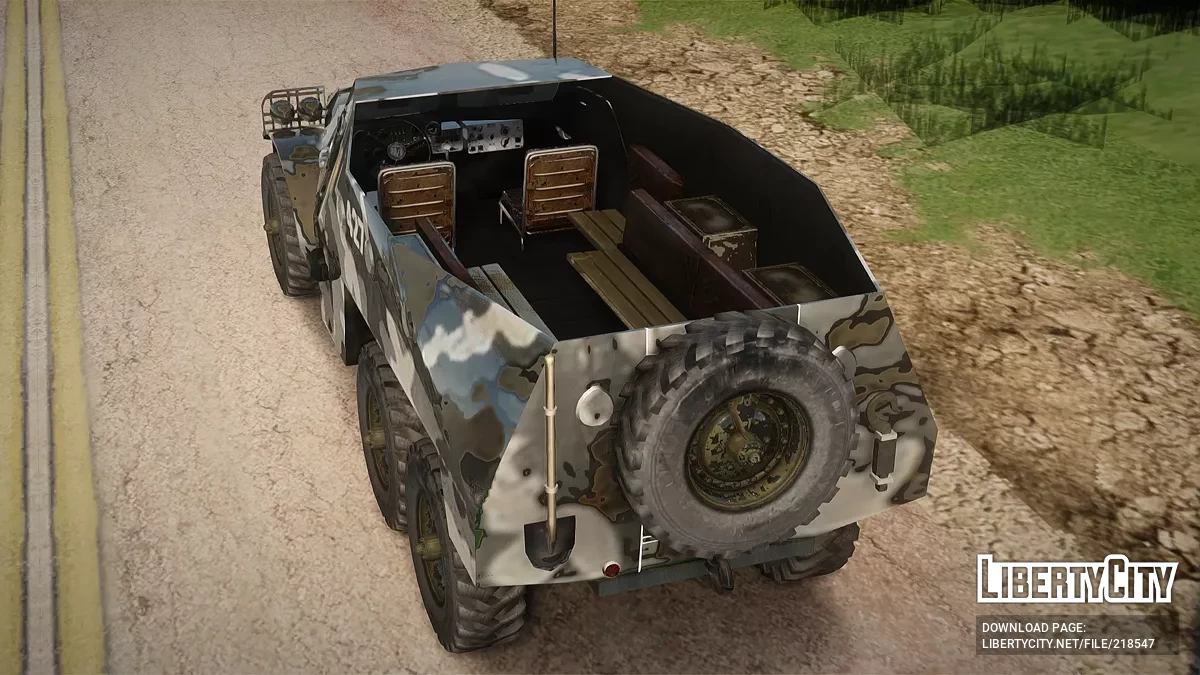 Vietnam BTR-152 Armored Vehicle / GTA San Andreas