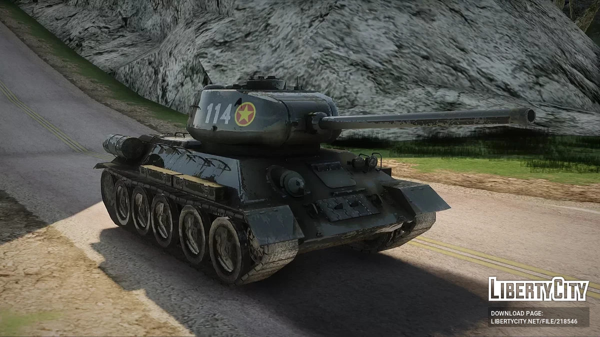 Vietnam T-34 Tank / GTA San Andreas