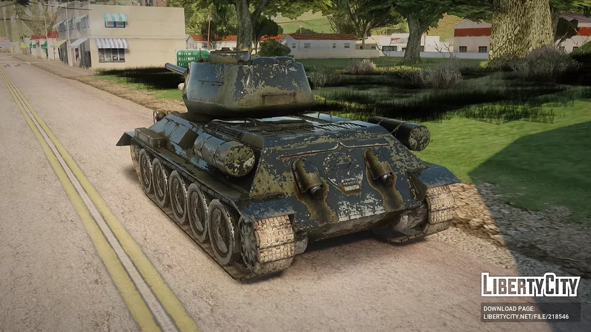 Vietnam T-34 Tank / GTA San Andreas