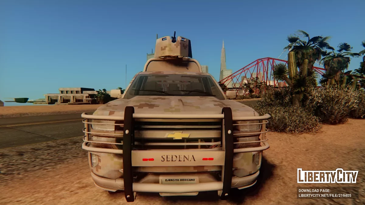 Chevrolet Silverado Ejército Mexicano Desierto / جي تي إيه سان أندرياس