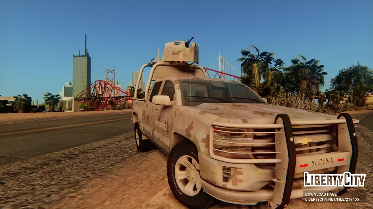 Chevrolet Silverado Ejército Mexicano Desierto / جي تي إيه سان أندرياس