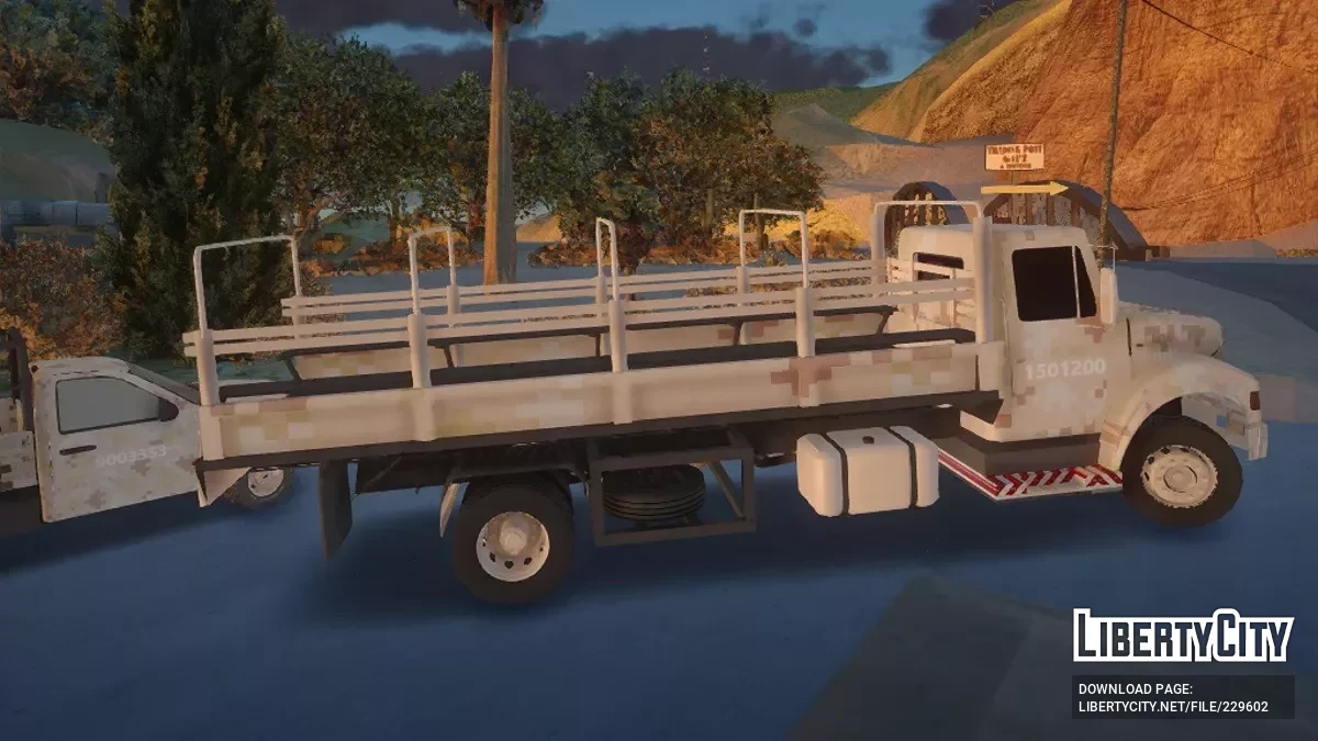Caminhão Internacional Exército Mexicano Deserto / GTA San Andreas