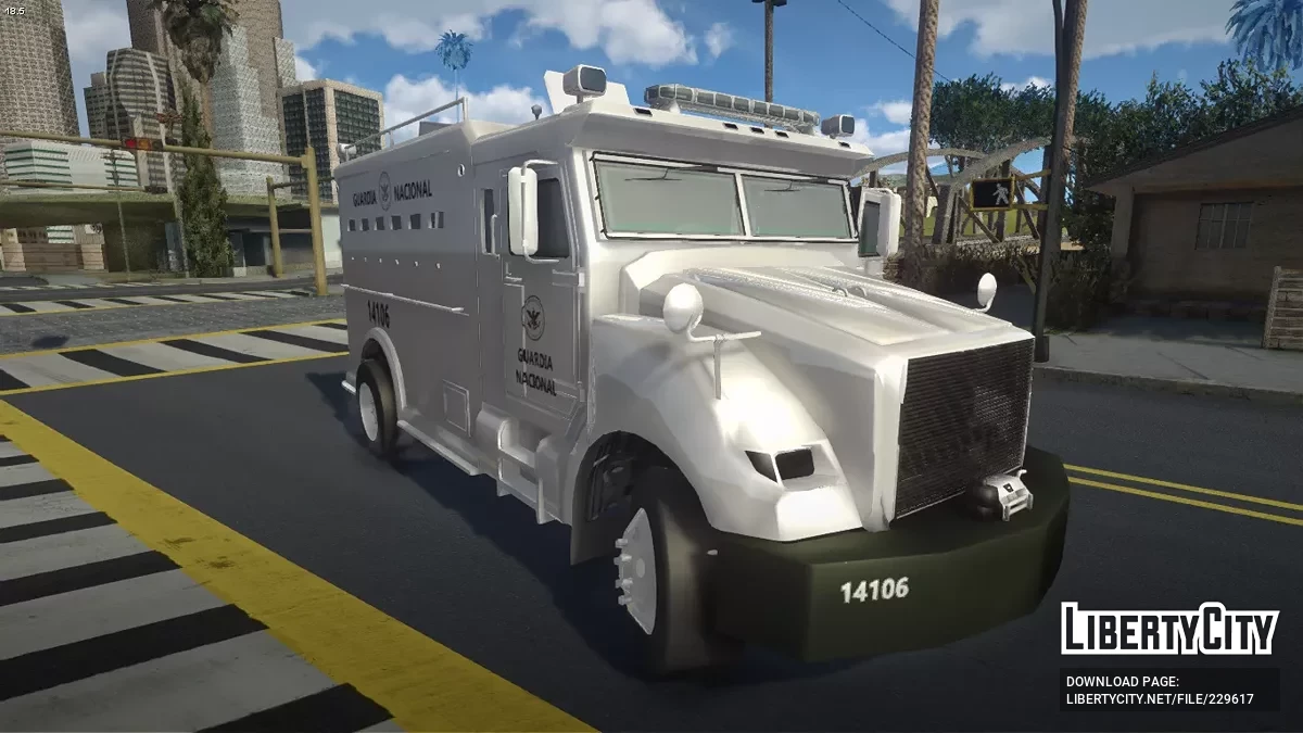Veículo Blindado Rino da Guarda Nacional / GTA San Andreas