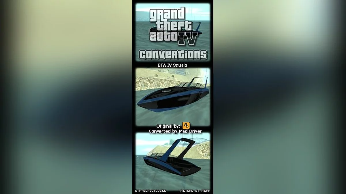GTA IV Squalo / GTA San Andreas