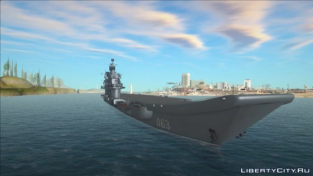 Admiral Kuznetsov Aircraft Carrier / GTA San Andreas