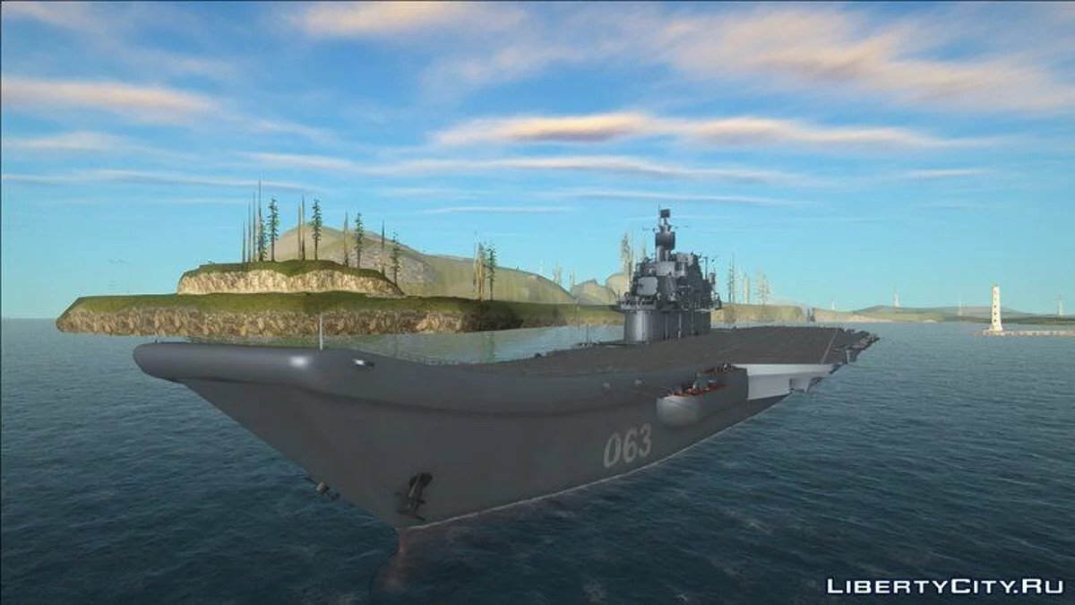 Admiral Kuznetsov Aircraft Carrier / GTA San Andreas