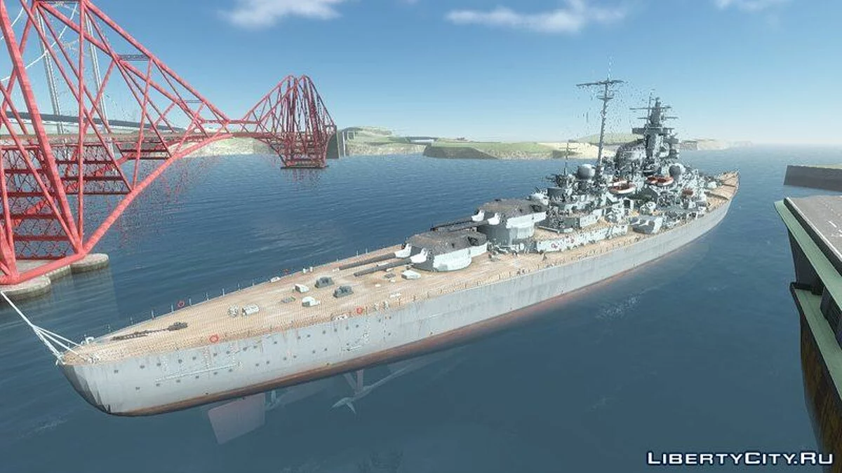 Battleship KMS Tirpitz / GTA San Andreas
