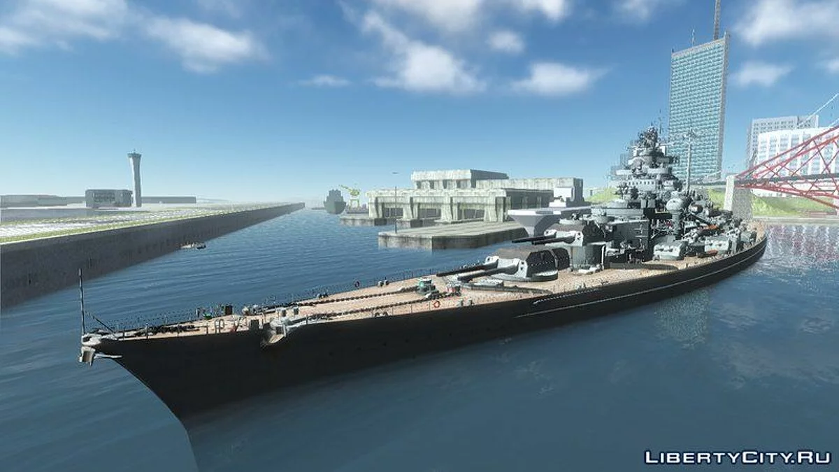 Battleship KMS Tirpitz / GTA San Andreas