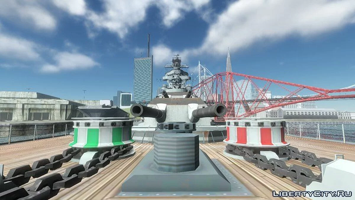 Battleship KMS Tirpitz / GTA San Andreas