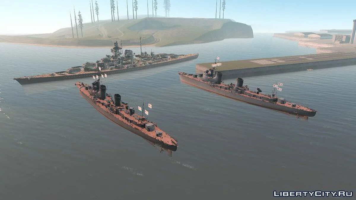 Battleship KMS Tirpitz / GTA San Andreas