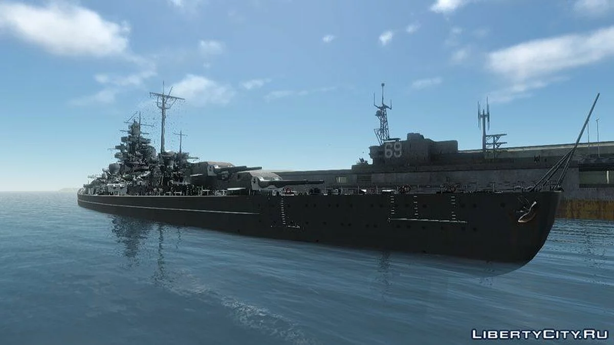 Battleship KMS Tirpitz / GTA San Andreas