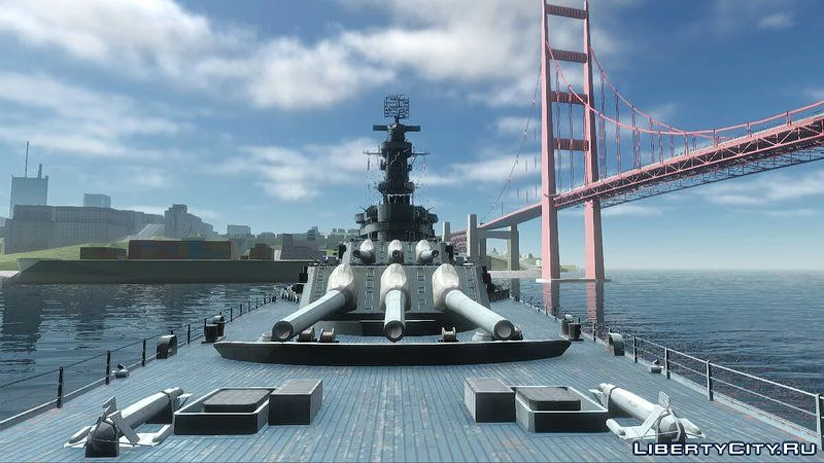 Navio de Guerra USS Iowa / GTA San Andreas