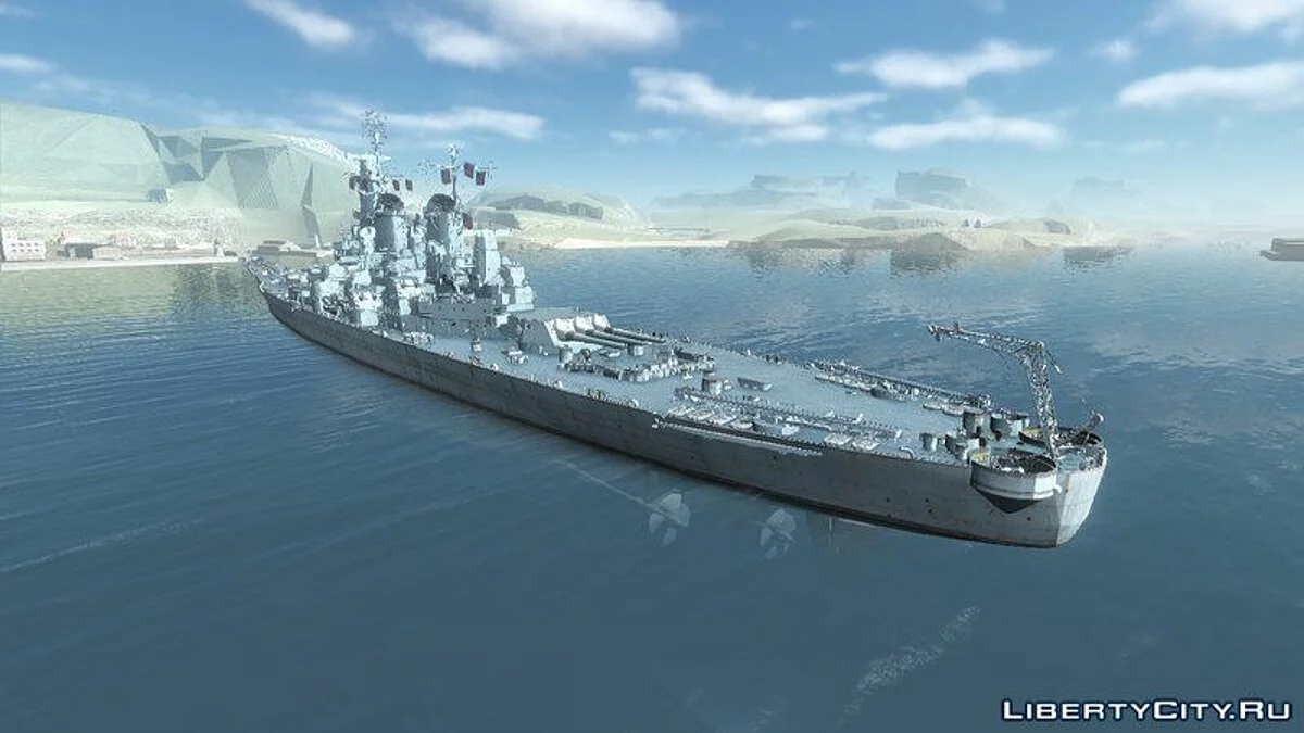 Navio de Guerra USS Iowa / GTA San Andreas