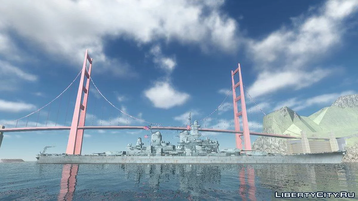 Navio de Guerra USS Iowa / GTA San Andreas