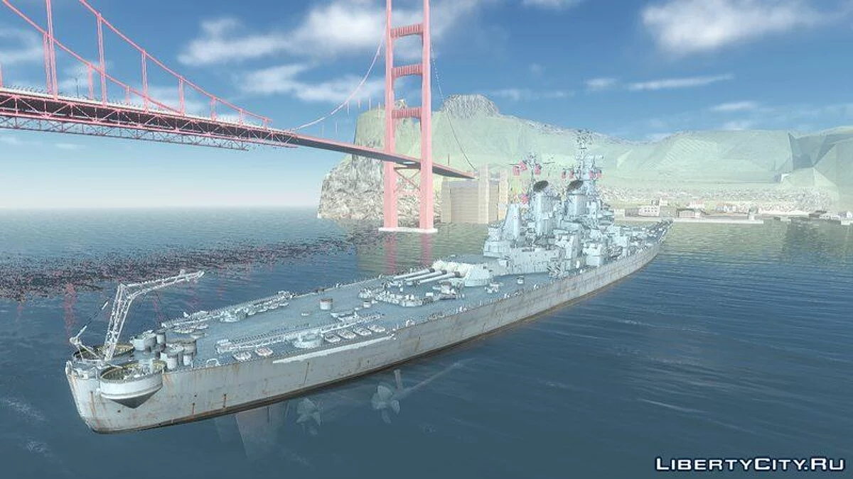Navio de Guerra USS Iowa / GTA San Andreas