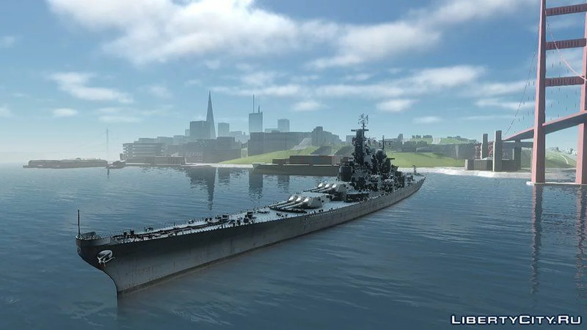 Navio de Guerra USS Iowa / GTA San Andreas