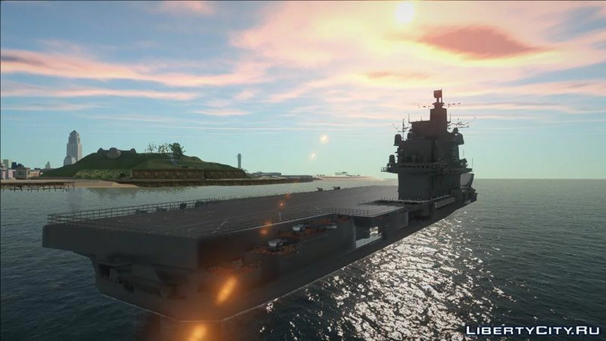 Porte-avions lourd «Amiral de la Flotte de l'Union Soviétique Kouznetsov» / GTA San Andreas