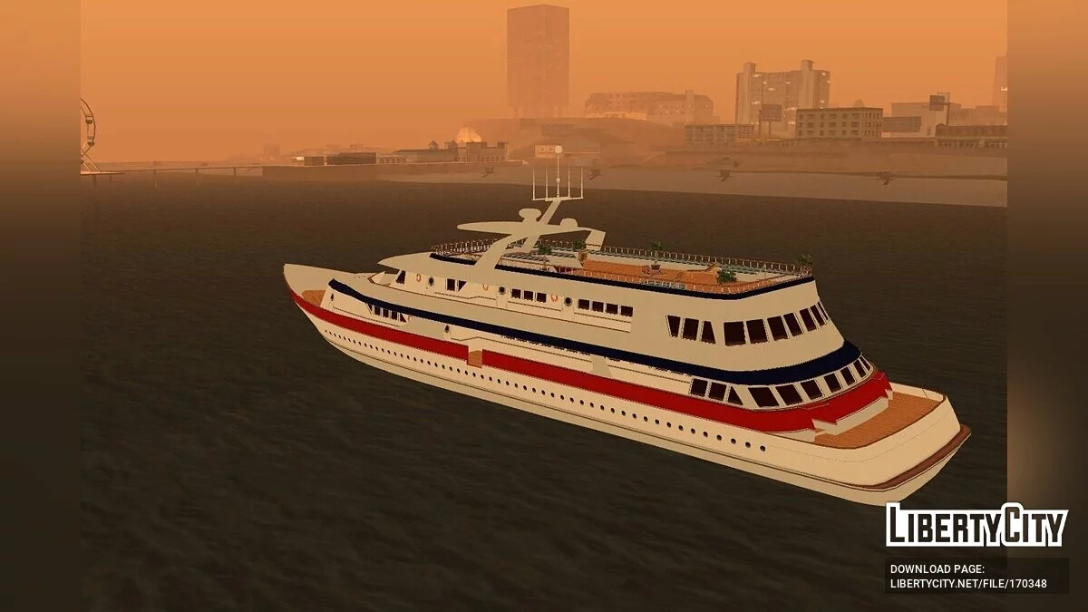 Yacht Cortez dari Vice City / GTA San Andreas