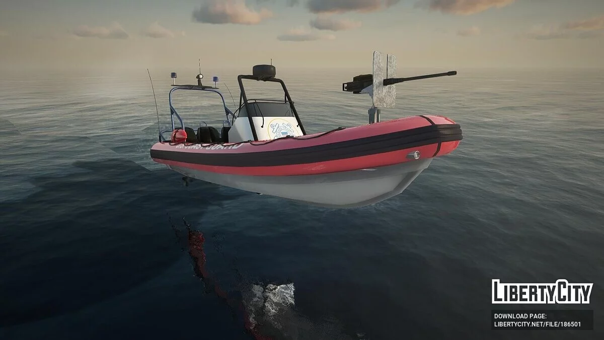 GTA CW Nagasaki Coast Guard Dinghy / جي تي إيه سان أندرياس