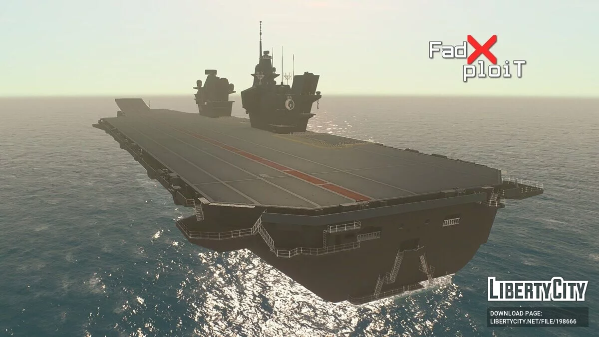 Авіаносець HMS Queen Elizabeth (R08) / GTA San Andreas