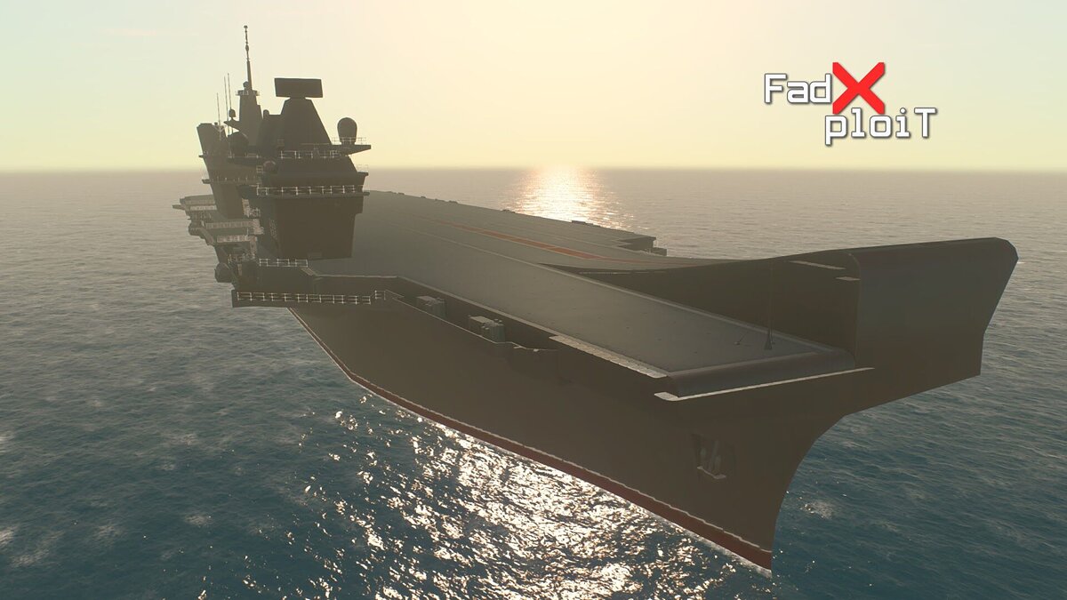 Boat and motorboat HMS Queen Elizabeth (R08) Aircraft Carrier for GTA San Andreas