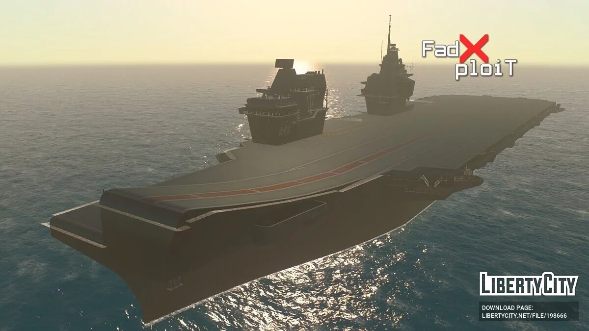 Авіаносець HMS Queen Elizabeth (R08) / GTA San Andreas