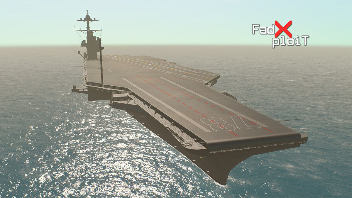 Boat and motorboat USS Gerald R. Ford (CVN-78) Aircraft Carrier for GTA San Andreas
